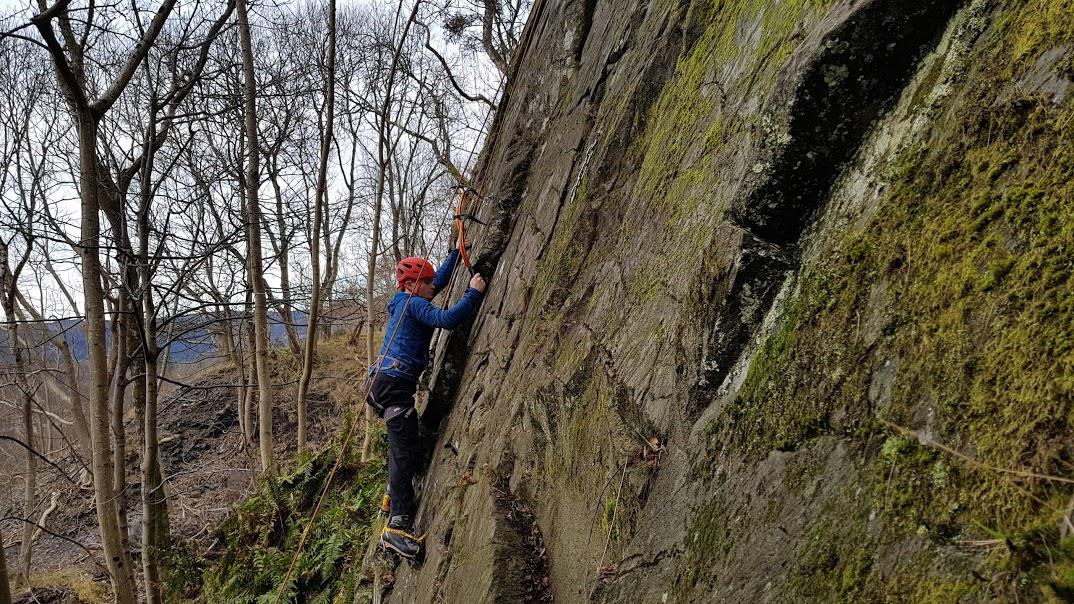 Alex crushing at Newtyle.